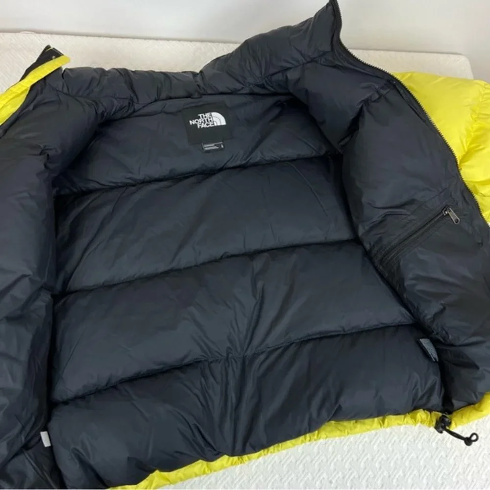 Nwt North Face 1996 Retro Nuptse Jacket - bright yellowtail - Picture 10 of 13